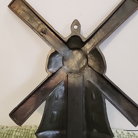 Vintage Metal Windmill Wall Thermometer Aloha Hawaii Pineapple Tropical Decor - Picture 7 of 7